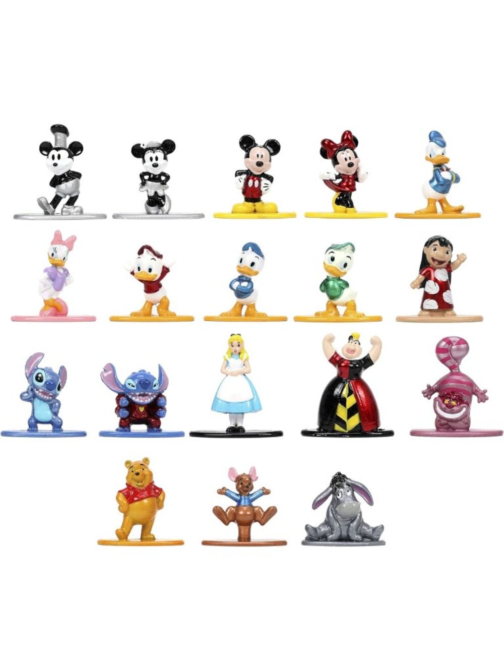 18-Pack Die-Cast Collectible Figures Set - Disney Toys for Kids & Adults